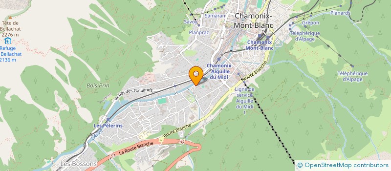 localisation de l'entreprise AMOUDRUZ à CHAMONIX-MONT-BLANC