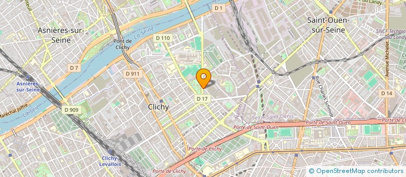 localisation de l'entreprise AMOUN IMMOBILIER à CLICHY