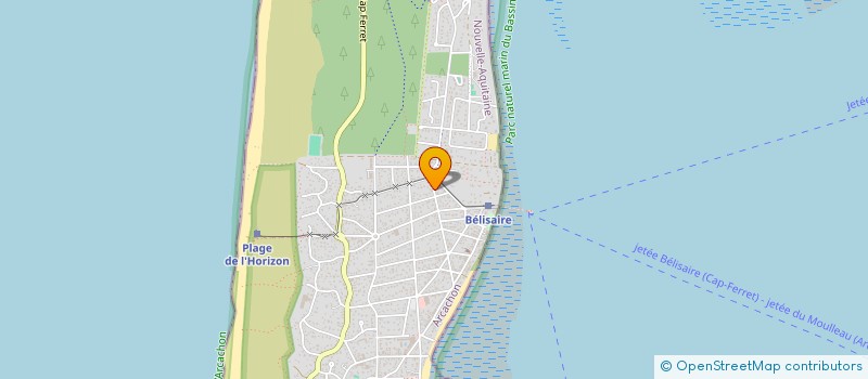 localisation de l'entreprise AMOUNDINE  LEGE-CAP-FERRET