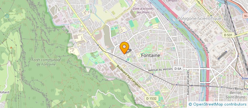 localisation de l'entreprise AMOUR  FONTAINE