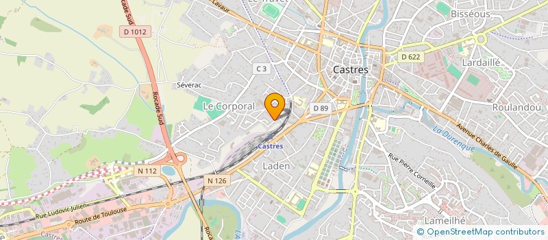 localisation de l'entreprise AMOUR CARPE 81  CASTRES