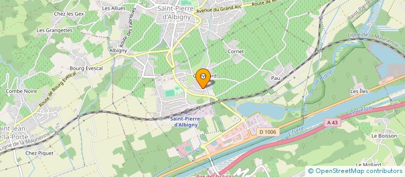 localisation de l'entreprise AMOUR DE CEREMONIE  SAINT-PIERRE-D'ALBIGNY