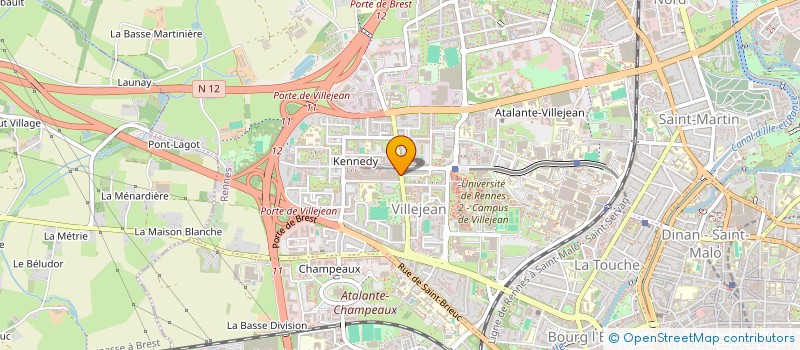 localisation de l'entreprise AMOUR DE PIZZA  RENNES