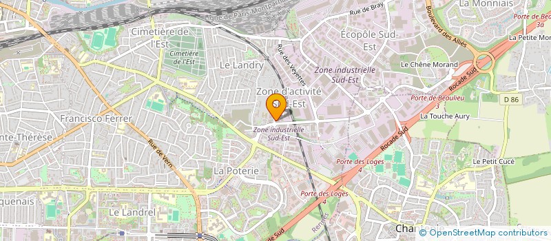 localisation de l'entreprise AMOUR DE PIZZA SUD EST à RENNES