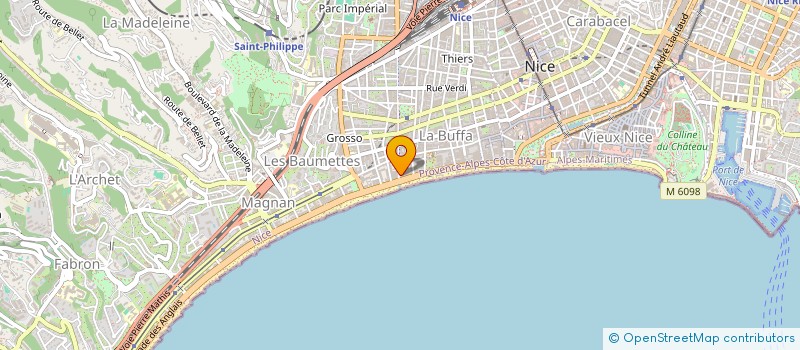localisation de l'entreprise AMOUR DE SAVEURS à NICE