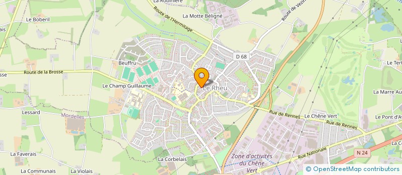 localisation de l'entreprise AMOUR DE TACOS à MONTAUBAN-DE-BRETAGNE