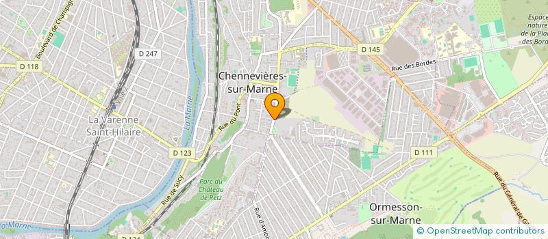 localisation de l'entreprise AMOUR DES NATIONS (ADN) à CHENNEVIERES-SUR-MARNE