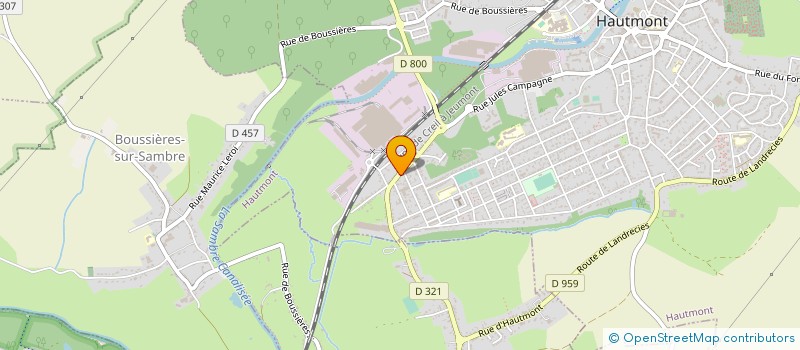 localisation de l'entreprise AMOUR DES OISEAUX  HAUTMONT