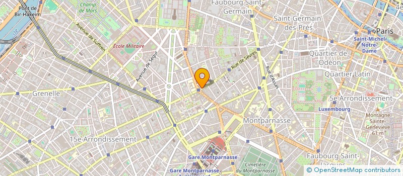 localisation de l'entreprise AMOUR DU CHOCOLAT à PARIS