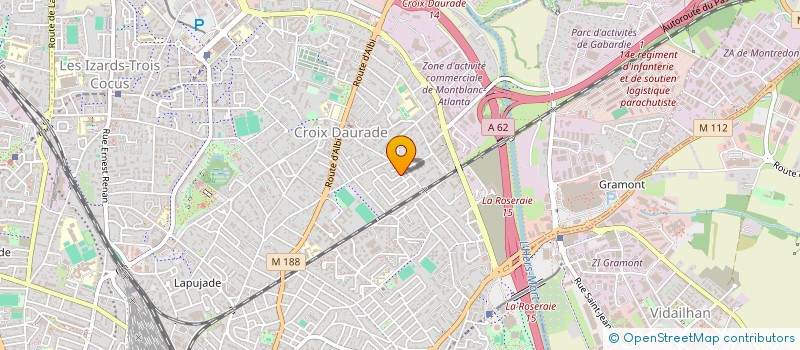 localisation de l'entreprise AMOUR EN CHEFE  TOULOUSE