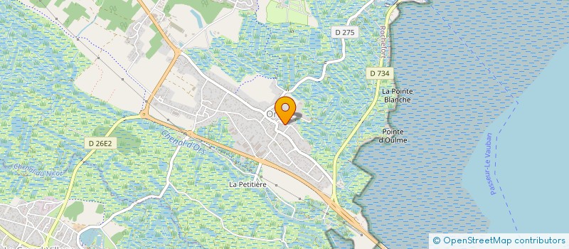 localisation de l'entreprise AMOUR ET EAUX SALEES  LE CHATEAU-D'OLERON