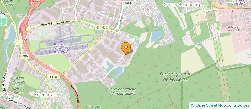 localisation de l'entreprise AMOUR & GOSPEL  CROISSY-BEAUBOURG