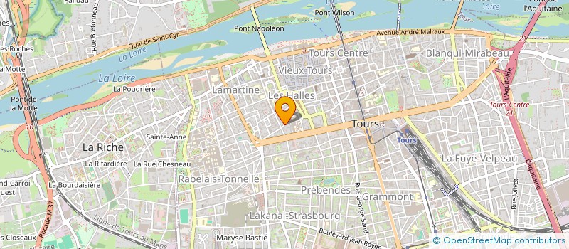 localisation de l'entreprise AMOUR, LOIRE & BEAUTE  TOURS