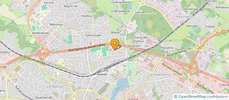 localisation de l'entreprise AMOUR SALE à VANNES