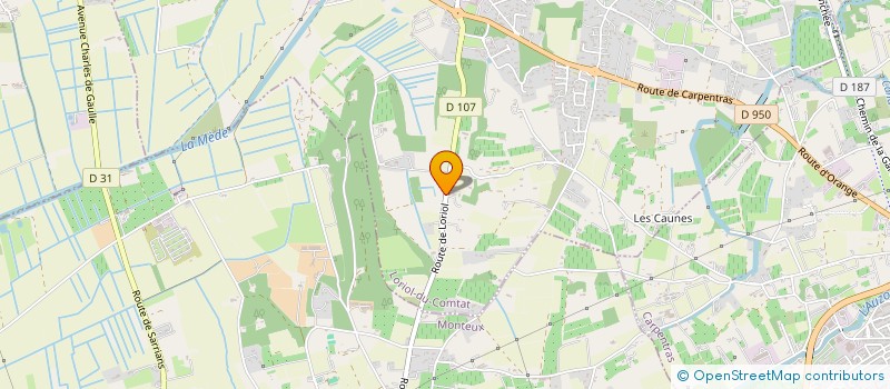 localisation de l'entreprise AMOURDEDIEU à LORIOL-DU-COMTAT