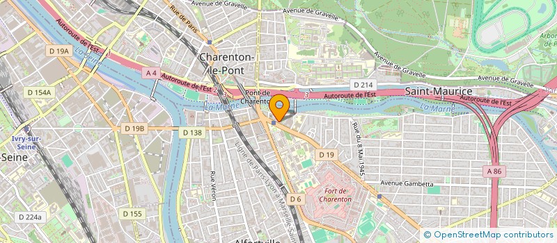 localisation de l'entreprise AMOURETTE IMMOBILIER  MAISONS-ALFORT