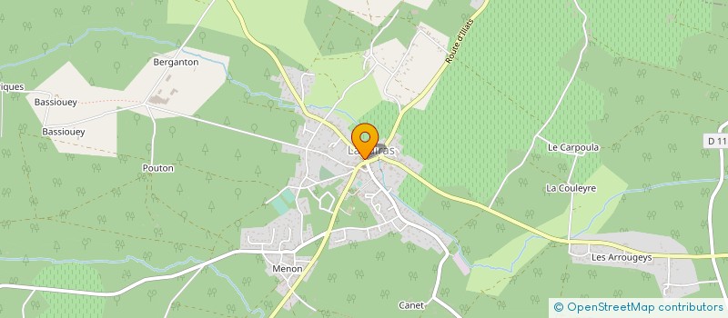 localisation de l'entreprise AMOUROUX CLAVERIE  LANDIRAS