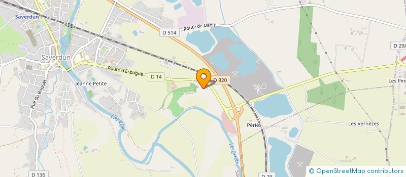 localisation de l'entreprise AMOUROUX CONSEIL à SAVERDUN