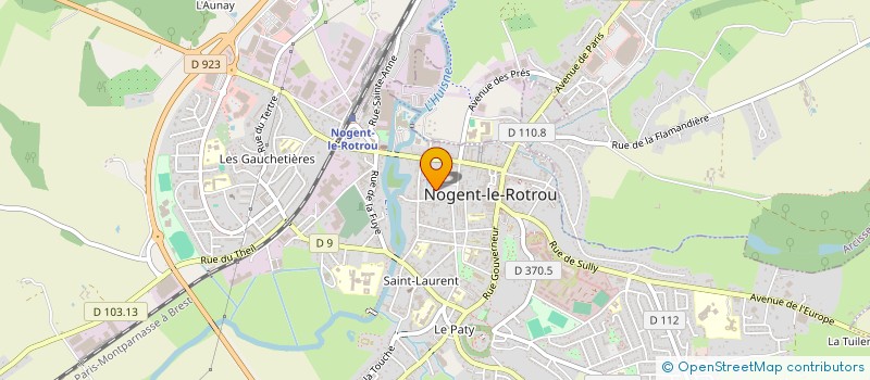 localisation de l'entreprise AMOUROUX ET DURAND à NOGENT LE ROTROU