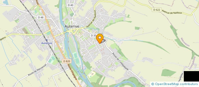 localisation de l'entreprise AMOURTIE 1  AUTERIVE
