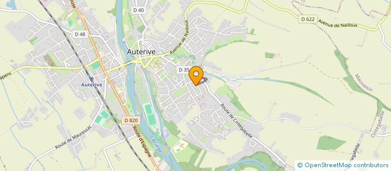 localisation de l'entreprise AMOURTIE 2  AUTERIVE