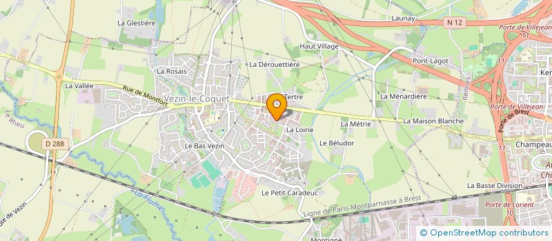 localisation de l'entreprise AMOV  VEZIN-LE-COQUET