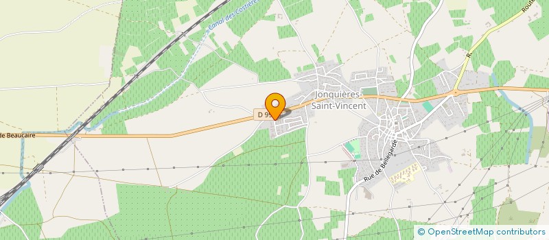 localisation de l'entreprise AMOXI à JONQUIERES-SAINT-VINCENT
