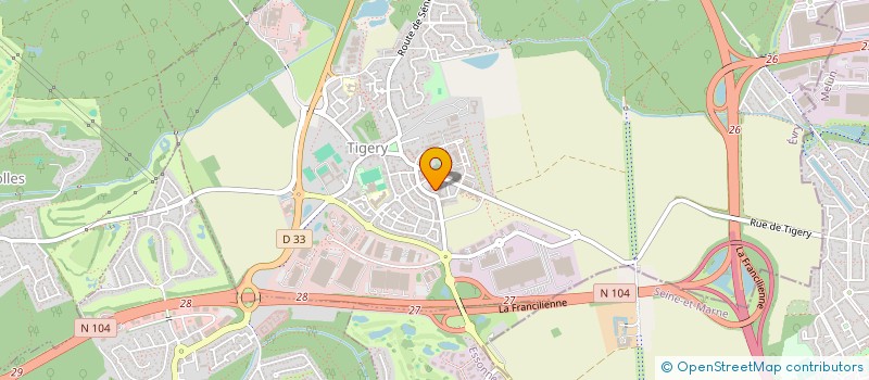 localisation de l'entreprise AMOXIS  TIGERY