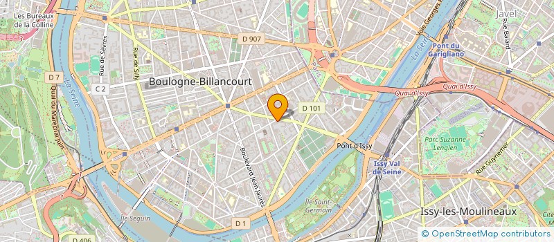 localisation de l'entreprise AMOYEL à BOULOGNE-BILLANCOURT