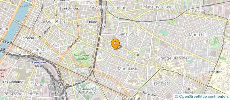 localisation de l'entreprise AMOZIGH  LYON