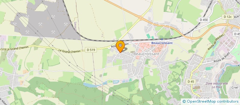 localisation de l'entreprise AMP à BEAUCROISSANT