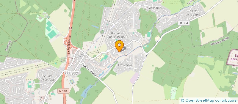 localisation de l'entreprise AMP  LESIGNY