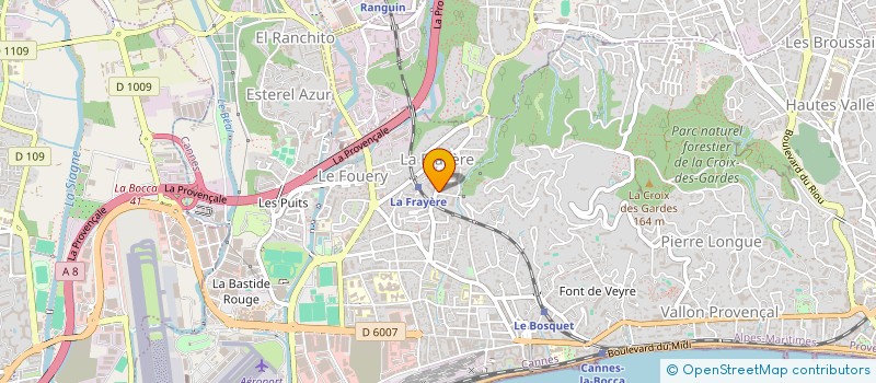 localisation de l'entreprise AMP à CANNES