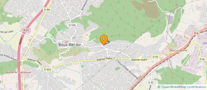 localisation de l'entreprise AMP à BOUC-BEL-AIR