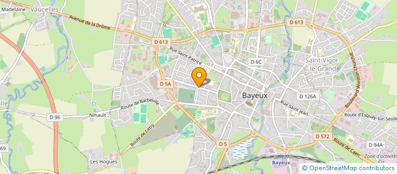 localisation de l'entreprise AMP  BAYEUX