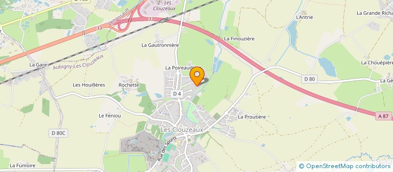 localisation de l'entreprise AMP à AUBIGNY-LES CLOUZEAUX