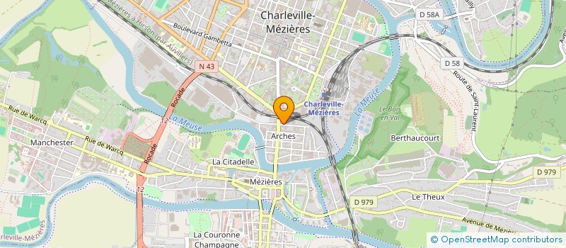 localisation de l'entreprise AMP'AIR  CHARLEVILLE-MEZIERES