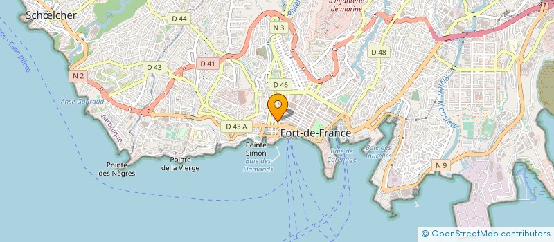 localisation de l'entreprise AMP ANTILLES MATERIEL DE PRECI à FORT-DE-FRANCE