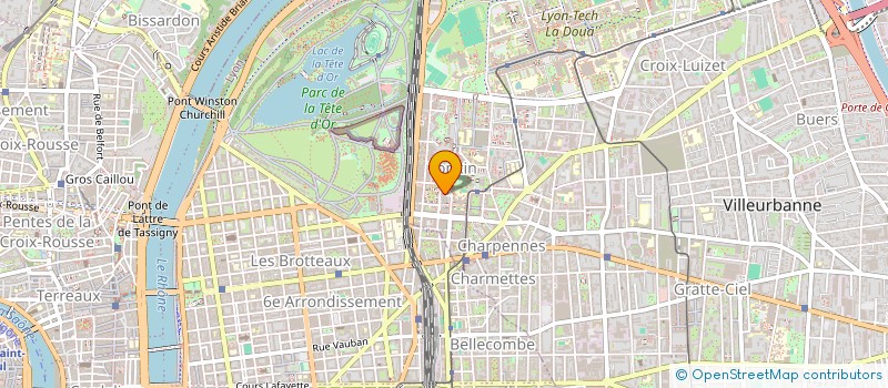 localisation de l'entreprise AMP AUTO  VILLEURBANNE