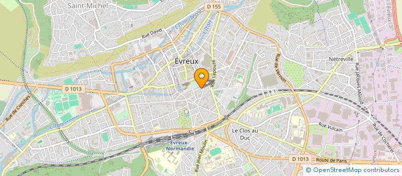 localisation de l'entreprise AMP-B.B.  EVREUX