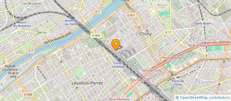 localisation de l'entreprise AMP BAT à CLICHY