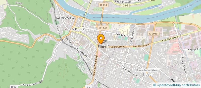 localisation de l'entreprise AMP BATIMENT  ELBEUF