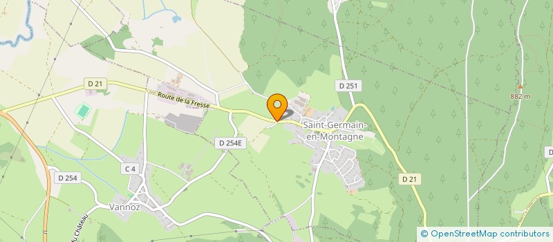 localisation de l'entreprise AMP CASTEL  SAINT-GERMAIN-EN-MONTAGNE