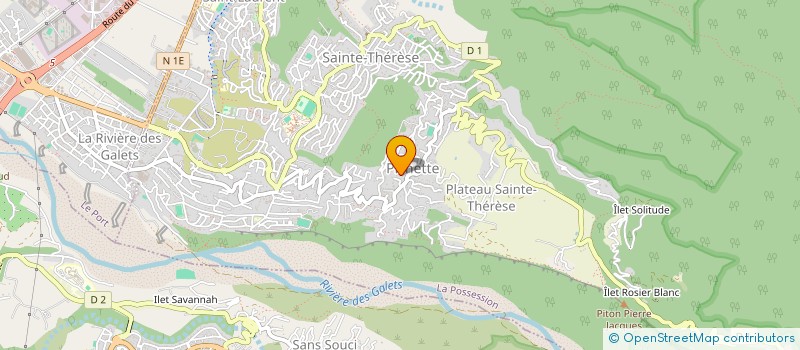 localisation de l'entreprise AMP CLOTURE ET PORTAIL à LA POSSESSION