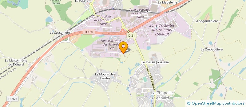 localisation de l'entreprise AMP COMPOSITE à LES ACHARDS