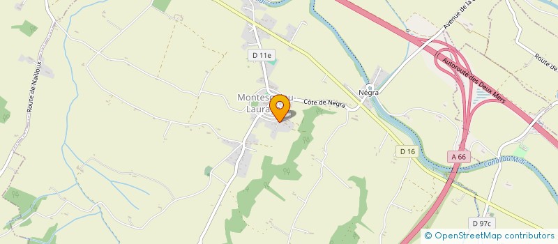 localisation de l'entreprise AMP CONSTRUCTIONS  MONTESQUIEU-LAURAGAIS