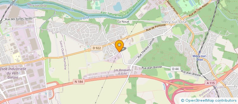 localisation de l'entreprise AMP CONSULTING  MERY-SUR-OISE