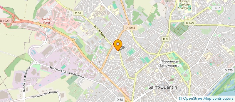 localisation de l'entreprise AMP COURTAGE à SAINT-QUENTIN