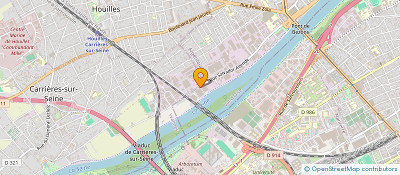 localisation de l'entreprise AMP-CT  BEZONS