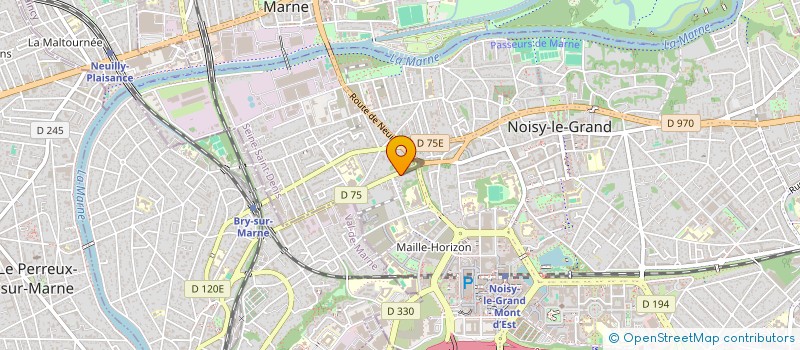 localisation de l'entreprise AMP DIFFUSION à NOISY-LE-GRAND